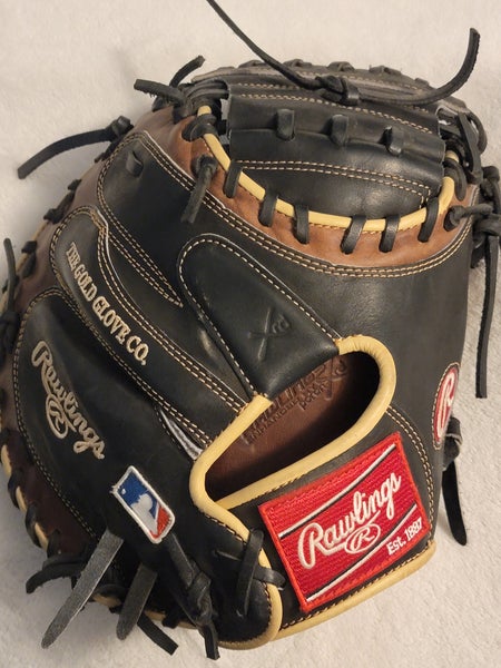 Like New Rawlings Right Hand Throw Catcher's Heart of the Hide Baseball Glove 33"
