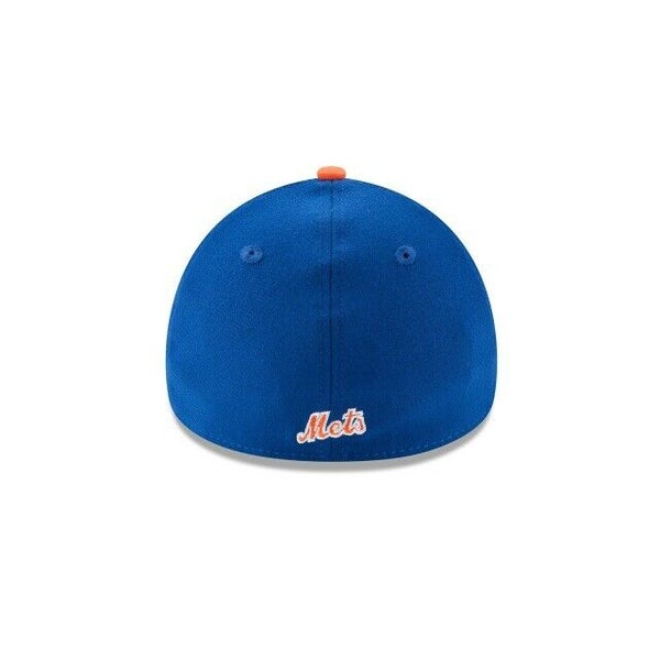 New Era Men's New York Mets White 39THIRTY Classic Stretch Fit Hat