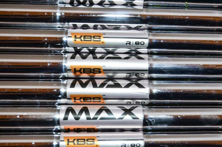 KBS Max R80 Iron Shaft Set 4-Pw 35.5" Regular Steel