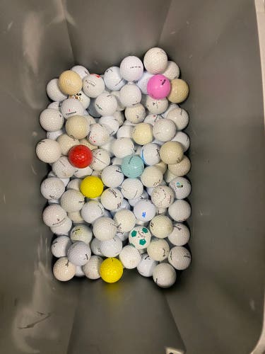 100 ASSORTED GOLF BALLS