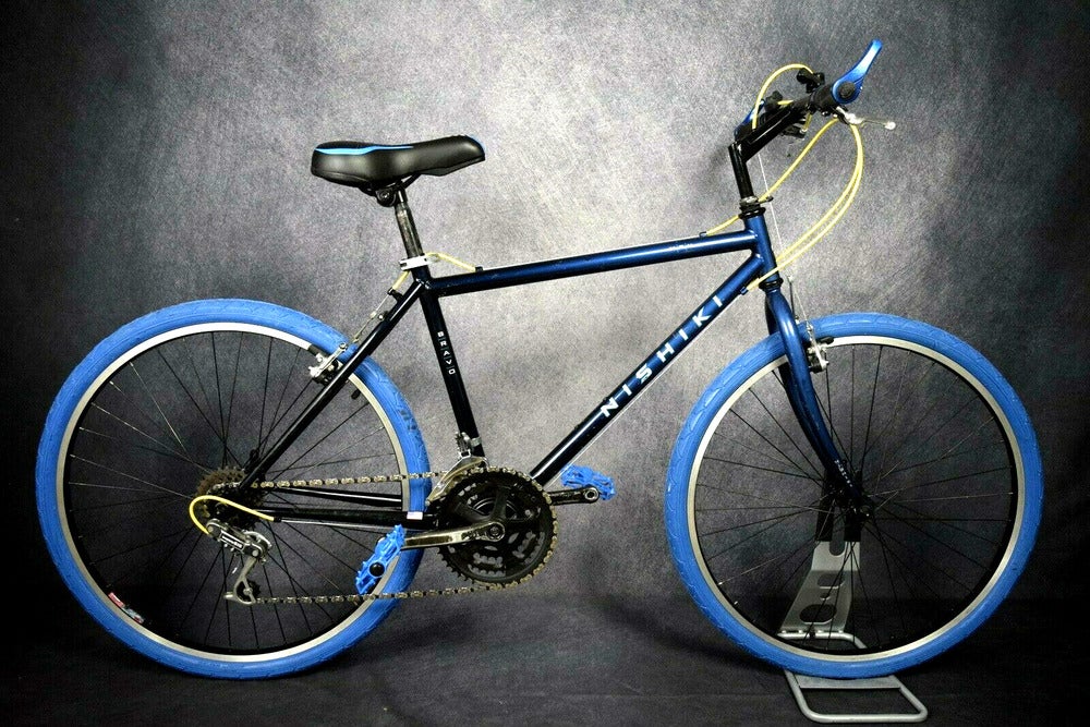 nishiki blue bike