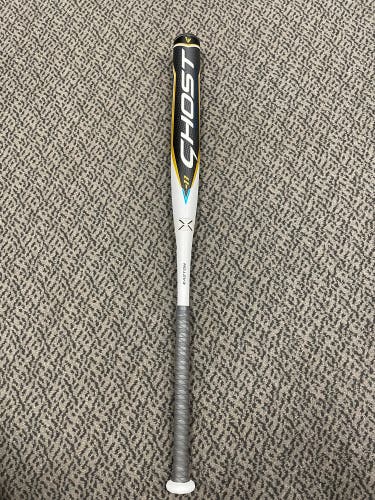 USED ONCE Easton Ghost Double Barrel 33” -11 Fastpitch bat