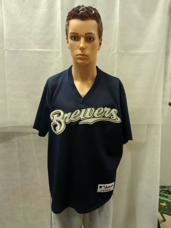  Majestic Authentic Cool Base Jersey - Milwaukee Brewers - XXL :  Sports & Outdoors