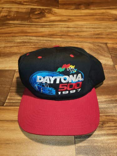 Vintage 1997 Daytona 500 Nascar Racing Car Hat Cap Vtg Snapback