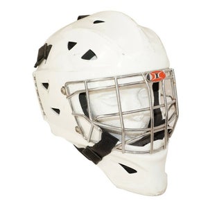 Itech 1200 Youth White Goalie Mask - YTH Goal Helmet 6-6 5/8" or JR Small 2005