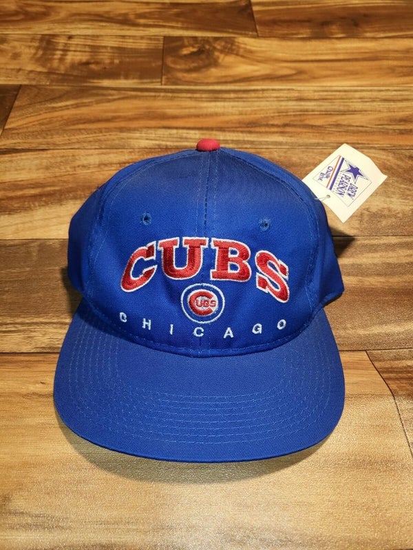 CHICAGO CUBS VINTAGE 1980'S MLB MESH SNAPBACK ADULT HAT S / M