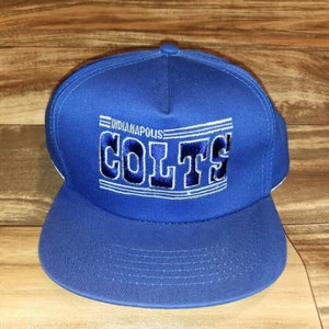 Vintage Indianapolis Colts NFL Football Sports Hat Cap Vtg Drew Pearson Snapback