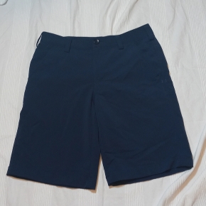 UNDER ARMOUR PERFORMANCE SHORTS MENS 30 QUICK DRY MOISTURE WICKING 11" LONG NAVY