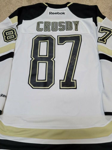 SIDNEY CROSBY and MARIO LEMIEUX Signed Penguins Stadium Series XL Hockey Jersey