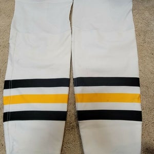 SIDNEY CROSBY 10-26-19 White PHOTOMATCHED Pittsburgh Penguins Game Socks