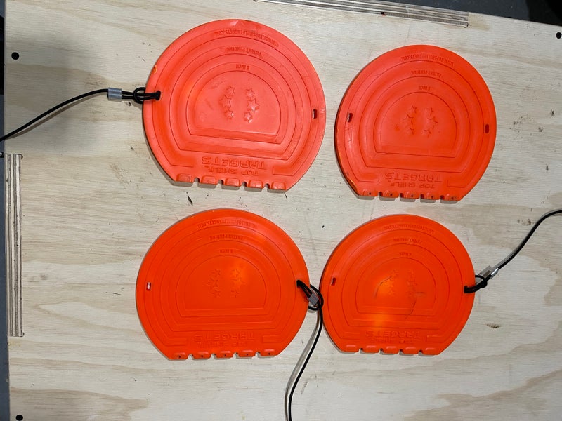 Top shelf magnetic shooting targets Pack Of 4
