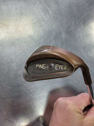 Used Ping Eye 2 Beryllium Copper Black Dot Sand Wedge Regular Flex Steel Shaft Wedges