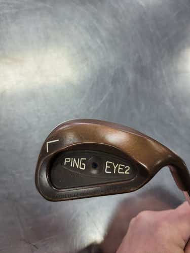 Used Ping Eye 2+ Beryllium Copper Black Dot Lob Wedge Regular Flex Steel Shaft Wedges