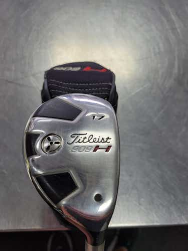 Used Titleist 909h 17deg 2 Hybrid Stiff Flex Graphite Shaft Hybrid Clubs