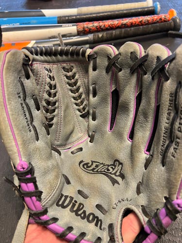 Wilson Flash 12” leather softball glove