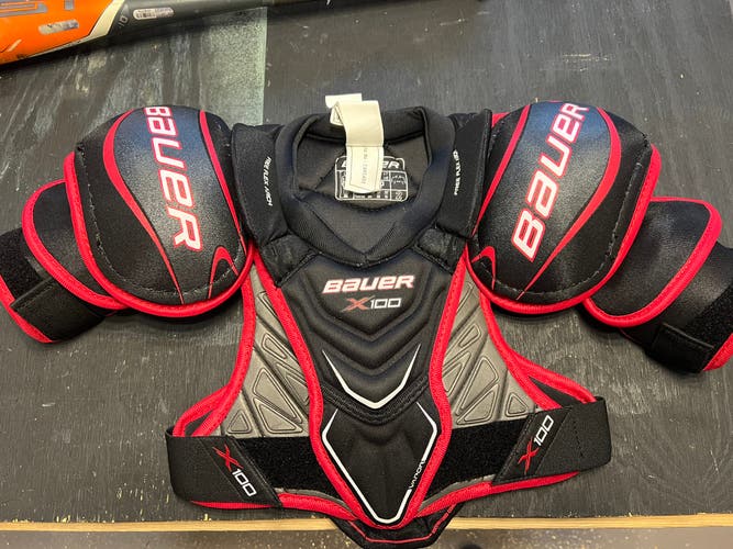 Junior Small Bauer Vapor X100 Shoulder Pads