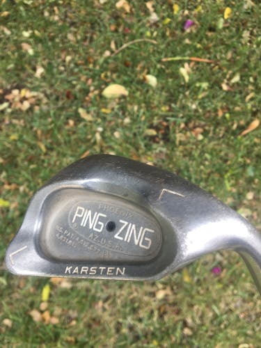 Used Men's Ping 7 Iron Right Handed ZING Regular Flex Steel Shaft