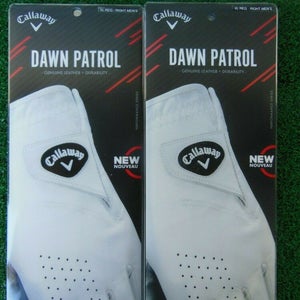 2 Callaway Dawn Patrol XL Reg - Right Hand Men's Golf Gloves