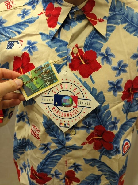 Vintage 1990s Reyn Spooner Chicago Cubs MLB Button up Shirt / 