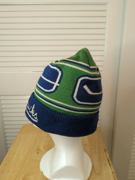 vintage Vancouver Canucks beanie winter hat