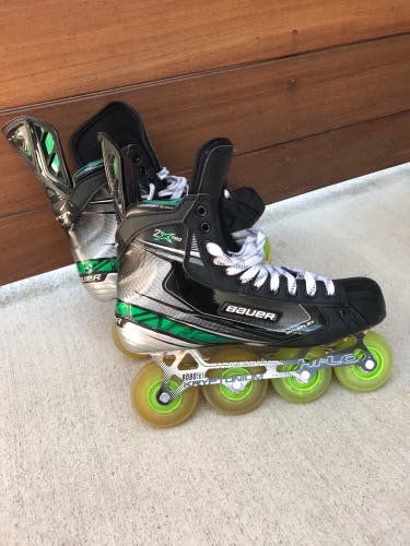 Bauer Vapor 2X Pro Inline Skates Size 11 Pro Stock Custom