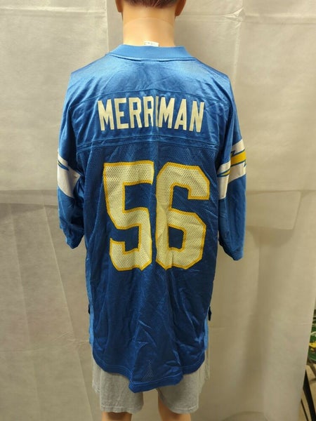 Rare San Diego Chargers Reebok Shawne Merriman #91 NFL Football Jersey Large