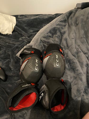 Used Medium CCM JetSpeed FT1 Elbow Pads Pro Stock
