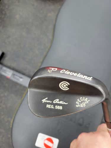 Used Cleveland Ta Reg 588 Sp 49 Gun Metal Pitching Wedge Regular Flex Steel Shaft Wedges
