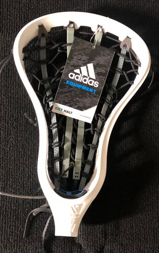 Adidas EQT Halt Lacrosse Head AI7231 size 10 White Pre-Strung Women's NWT