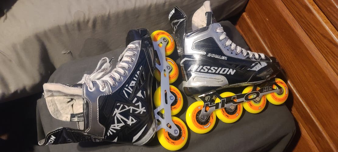 Used Mission Inhaler NLS2 Inline Skates Size 8D