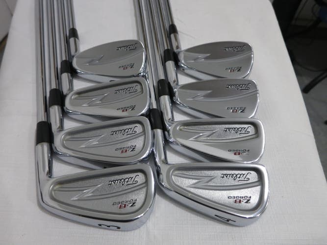 Titleist ZB Forged Iron Set - 3-PW - Project X Rifle 6.0 HL Stiff Flex Steel