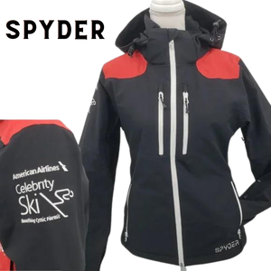 SPYDER XLT Soft Shell Ski Snowboard Jacket Black & Red Limited Edition 8 NWOT