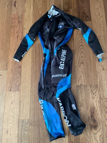 Unisex Used Large Karbon Padded Ski Suit FIS Legal