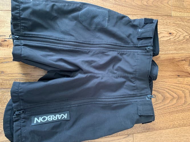 Black Adult Unisex Used Small Karbon Ski Shorts