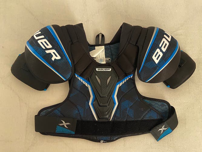 Lightly Used Bauer X Hockey Shoulder Pads - Intermediate (LG)