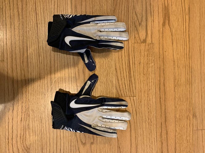 Blue Adult Large Nike Vapor Jet Gloves