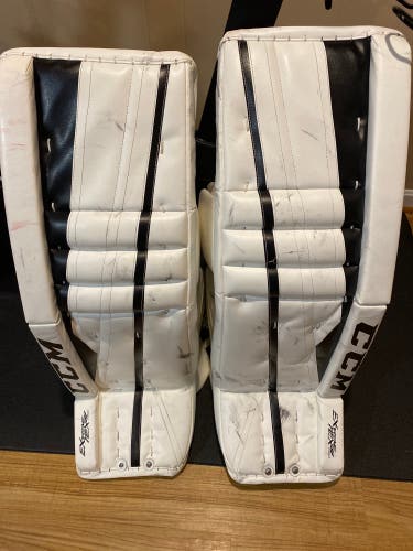 Used 36" CCM Extreme Flex II Goalie Leg Pads