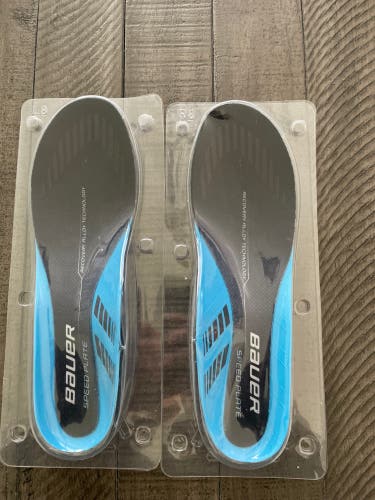 New Bauer Speed Plates Size 8