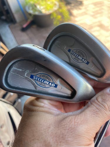 Callaway Big Bertha steelhead 3 pc iron set