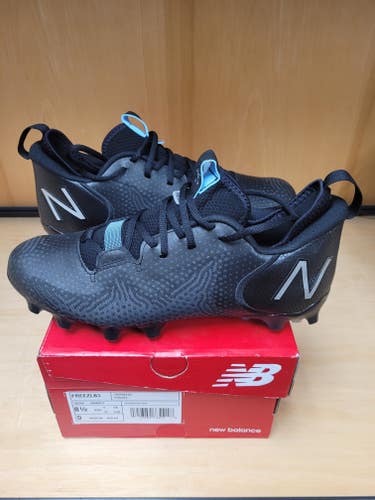 Black Adult New Size 8.5 (Women's 9.5) Molded Cleats New Balance High Top Freeze