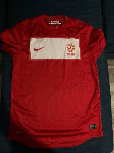 Red Team Poland/Polska Authentic Jersey