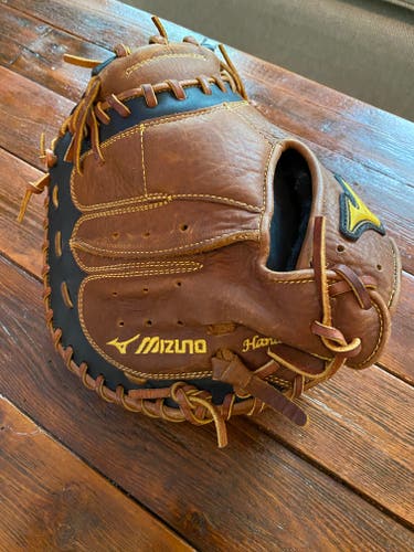 Used Mizuno Right Hand Throw Catcher's Pro select Softball Glove 33.5"