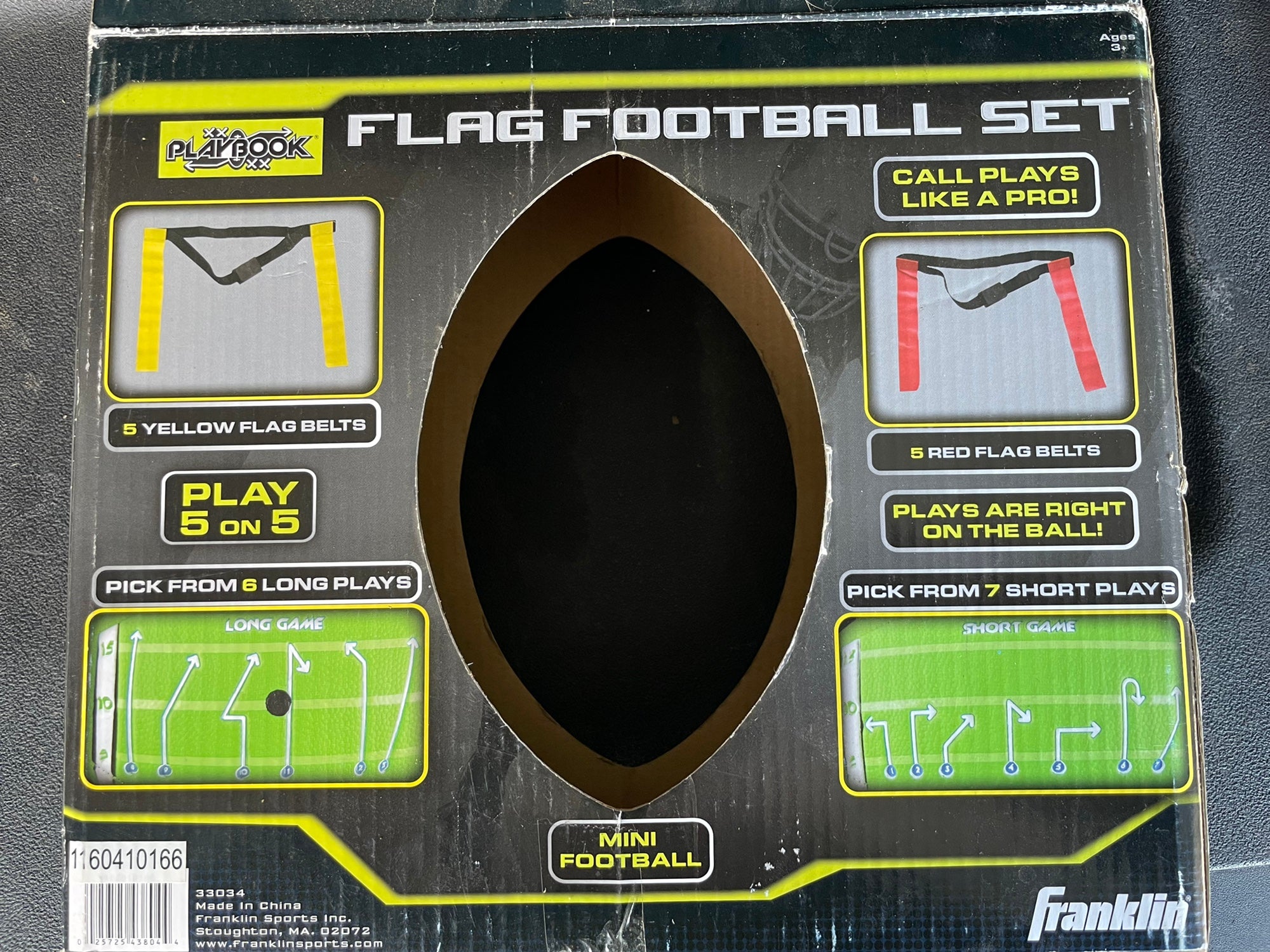 Franklin Playbook Flag Football Set, Mini