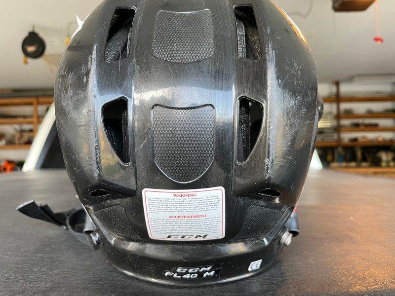 Used Medium CCM Pro Stock FL40 Helmet