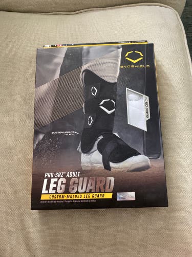 New EvoShield  Pro SRZ Adult Leg Guard White - Right Handed Hitter
