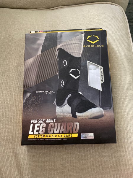 New EvoShield Pro SRZ Adult Leg Guard White - Right Handed Hitter