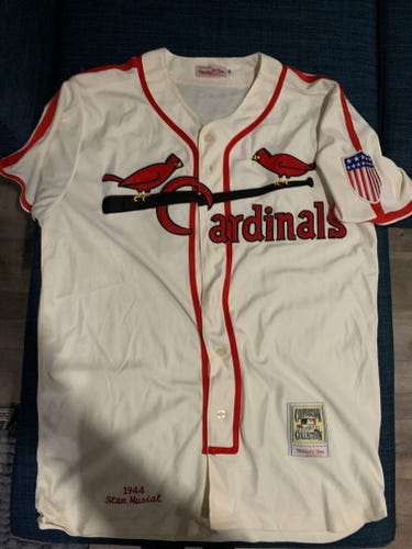 Stan Musial Cooperstown Replica Jersey (Size 50/Medium)