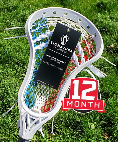 New Attack & Midfield Signature Strung Contract Offense Head-NO TRADES NO OFFERS