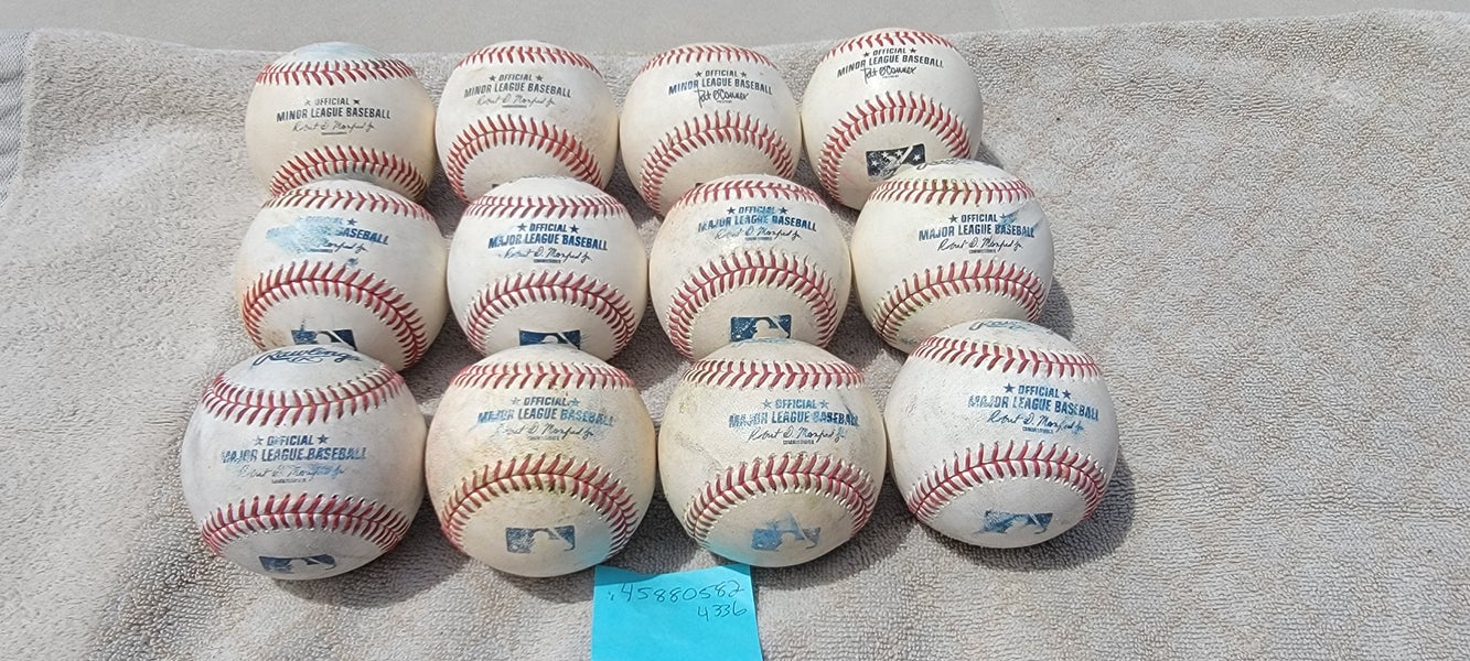 Used Rawlings Official Major League Baseballs 12 Pack (1 Dozen)