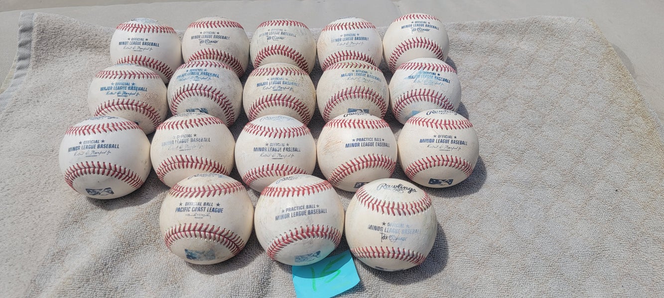 Used Rawlings Official Minor League Baseballs 18 Pack